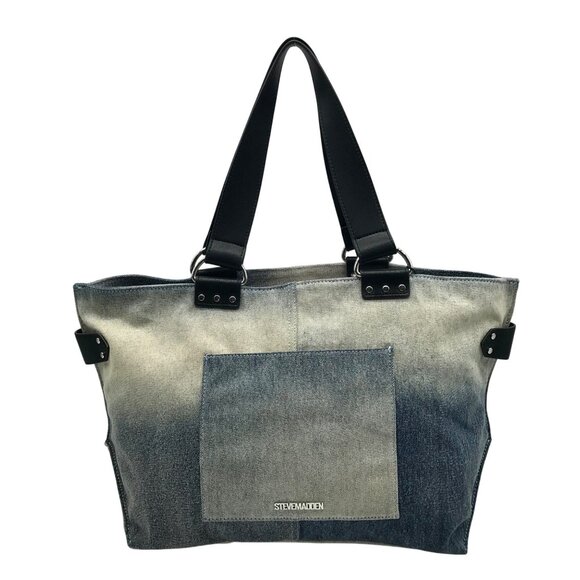 Steve Madden Handbags - Steve Madden Denim Balisia Tote Bag With Wallet